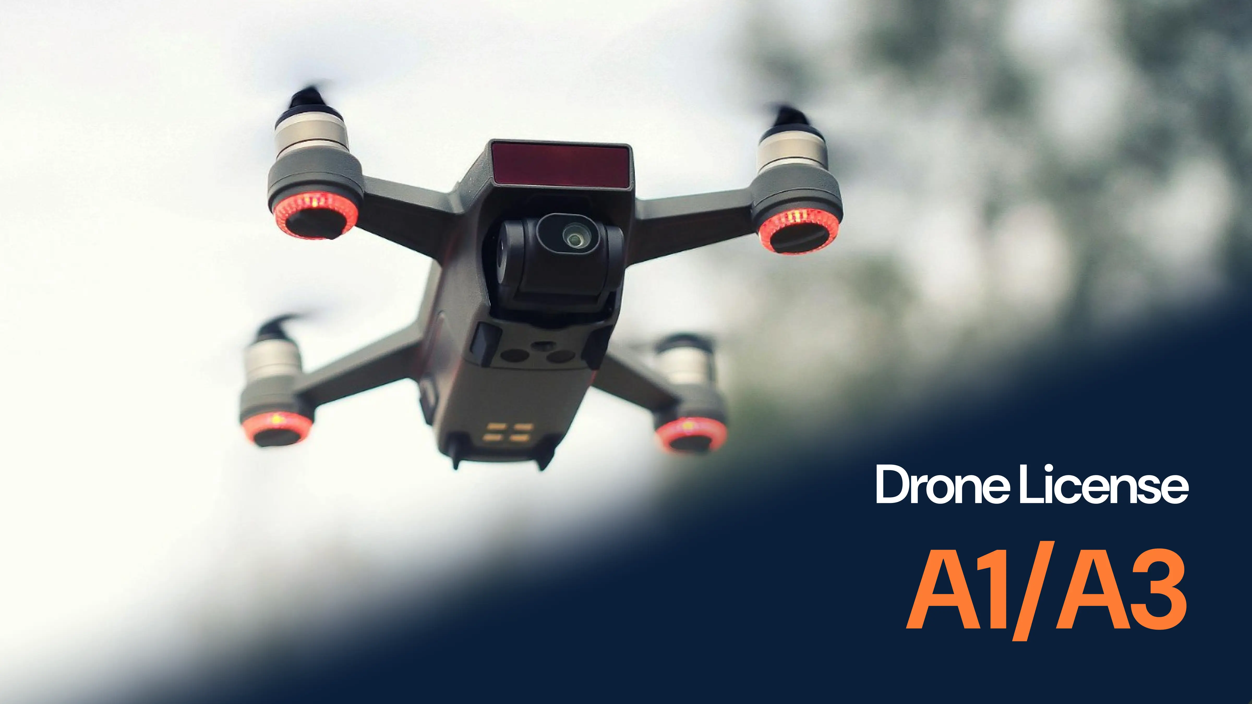 Licence de drone A1/A3