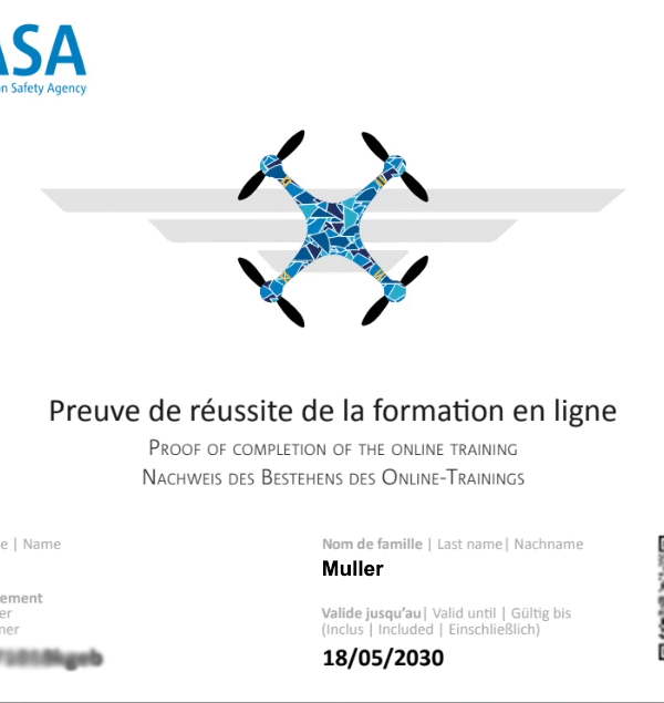 Examen Drone A1/A3 Luxembourg – Questions officielles et réponses correctes avec explications (DAC) – Image 2