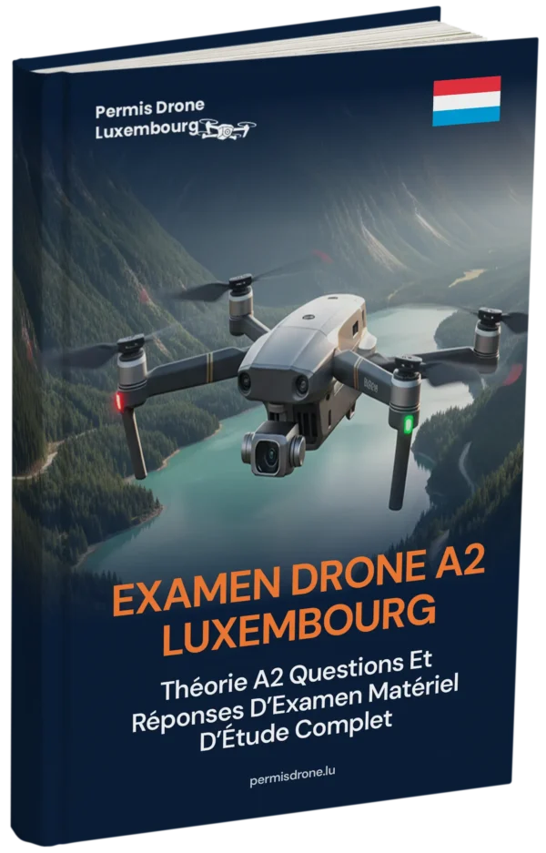 Examen drone A2 Luxembourg – Théorie avancée, support d’étude complet et plus de 500 questions-réponses type examen